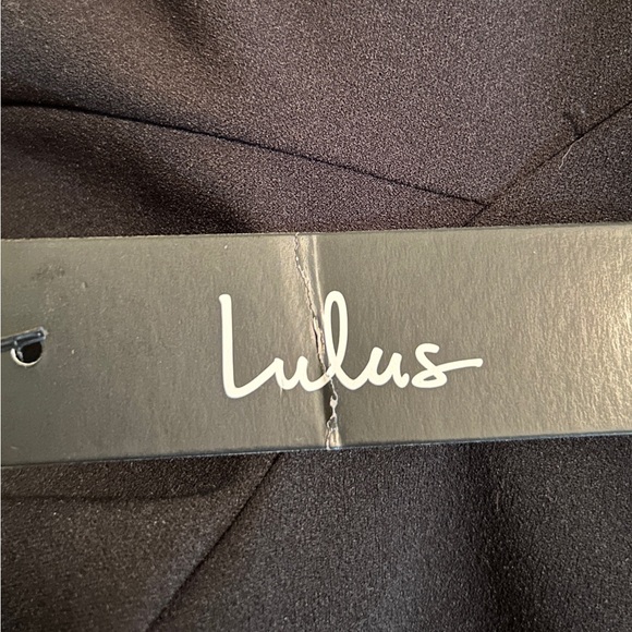 Lulus Black Sheath Dress Medium Work Cocktail Stretch NWT - Picture 5 of 7